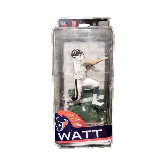 RARE JJ Watt NFL Sports Picks Series 36 McFarlane Toys - SILVER COLLECTOR LEVEL - Picture 1 of 1